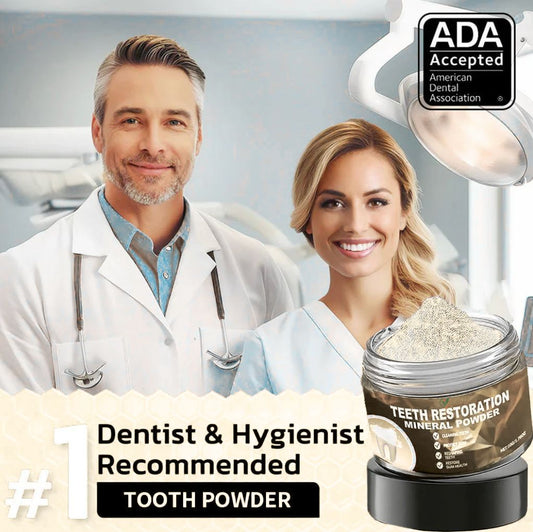 Whitening & enamel strengthening repair powder