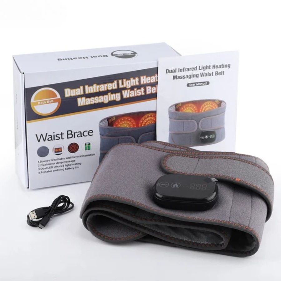 3-in-1 heated lumbar belt - relieve and recover your back from pain
