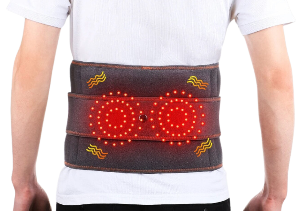 3-in-1 heated lumbar belt - relieve and recover your back from pain