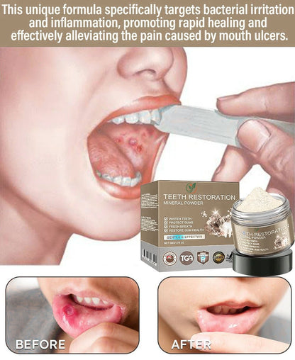 Whitening & enamel strengthening repair powder