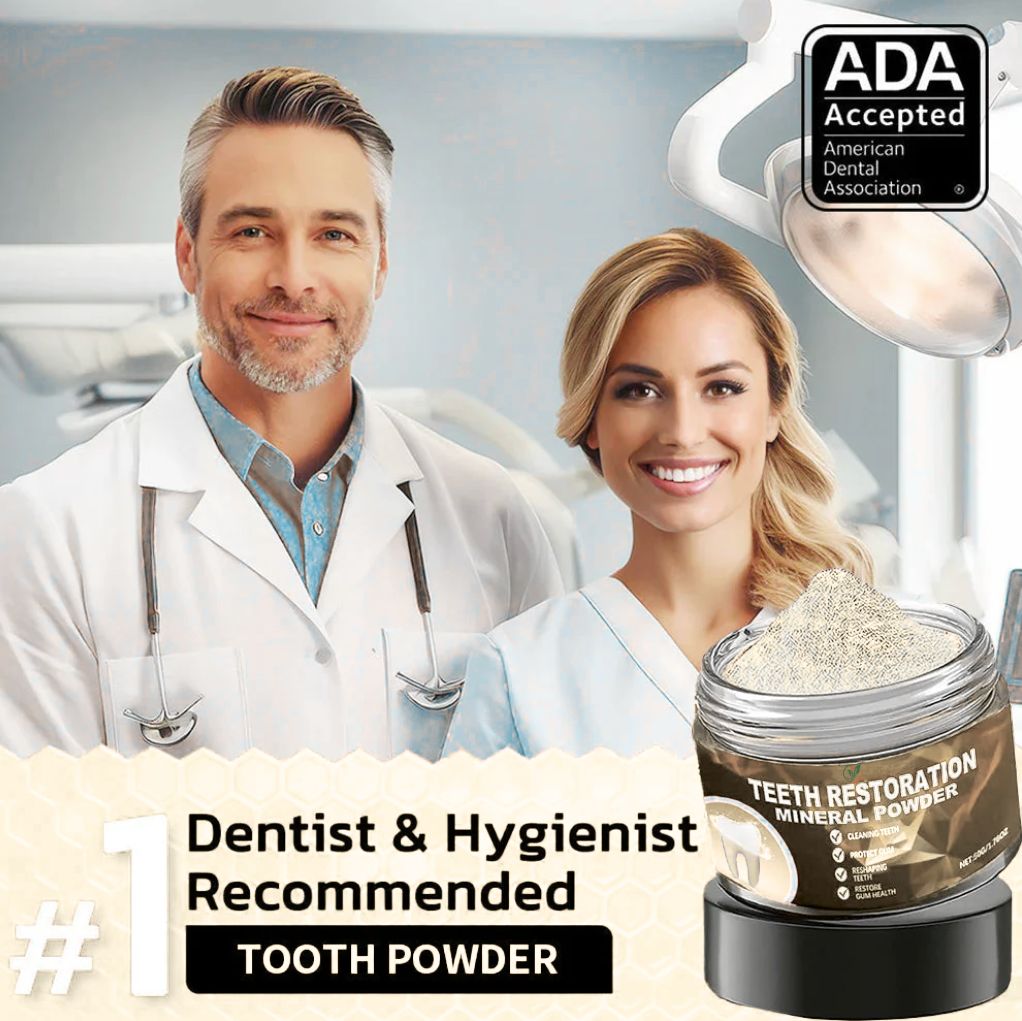 Whitening & enamel strengthening repair powder