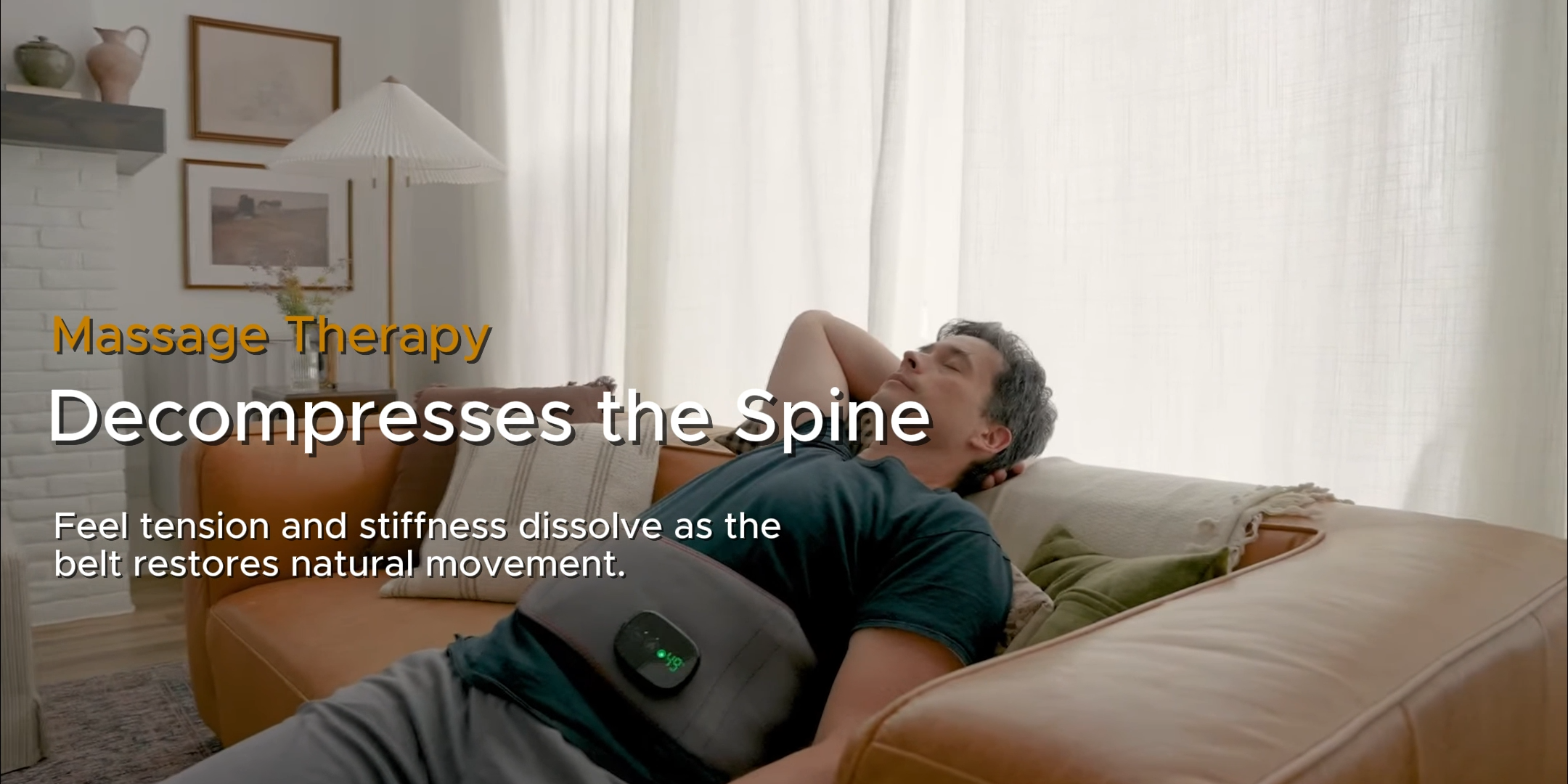 3-in-1 heated lumbar belt - relieve and recover your back from pain